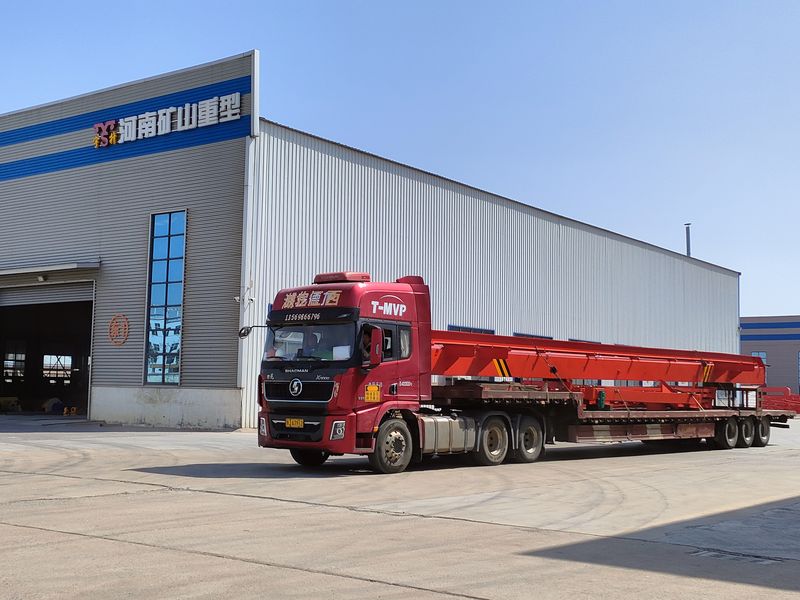 电动葫芦门式起重机  MHxh10t—14m 外悬3.5/1.5m 制作完成，发往青海交付客户使用